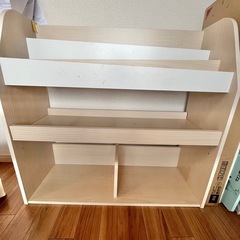 絵本ラック おもちゃ棚 収納の画像