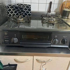 パロマ 2022年製 ガスコンロ 都市ガス グリル付きの画像