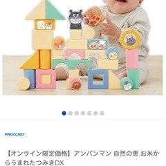アンパンマン 自然の恵 お米からうまれたつみきDXの画像