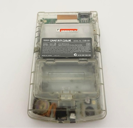 GAME BOY COLOR 本体 CGB-001 クリア＋ポケットモンスター金