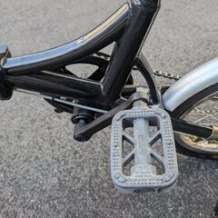 ミニ折り畳み自転車　ブラックの画像