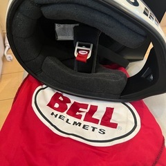 復刻版 BELL MOTO 3 ヘルメット XLサイズ GOHANシールド付きの画像