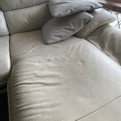 3人掛けL字型ソファ　ニトリ　　の画像