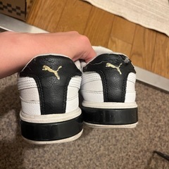PUMAホワイトスニーカー24cmの画像