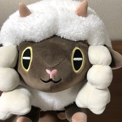 ポケモン　ウールー　もっちりまんまるクッション　ぬいぐるみの画像