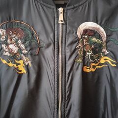 未使用新品 スカジャン MA-1 風神雷神の画像