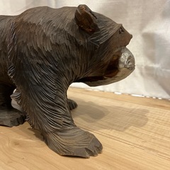 木彫り　熊　　　の画像