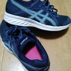 🍎アシックス asics　レディーススニーカー　25.0🍎の画像