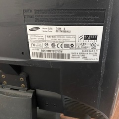 17インチ　PCモニター　SAMSUNGの画像