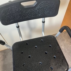 10/2までの出品　介護用椅子　風呂椅子　シャワーチェア　取手付き椅子　椅子　の画像