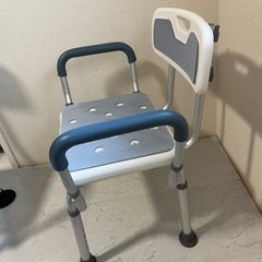 10/2までの出品　介護用椅子　風呂椅子　シャワーチェア　取手付き椅子　椅子の画像