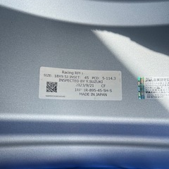 エンケイ RPF1 18インチ9.5J+45の画像