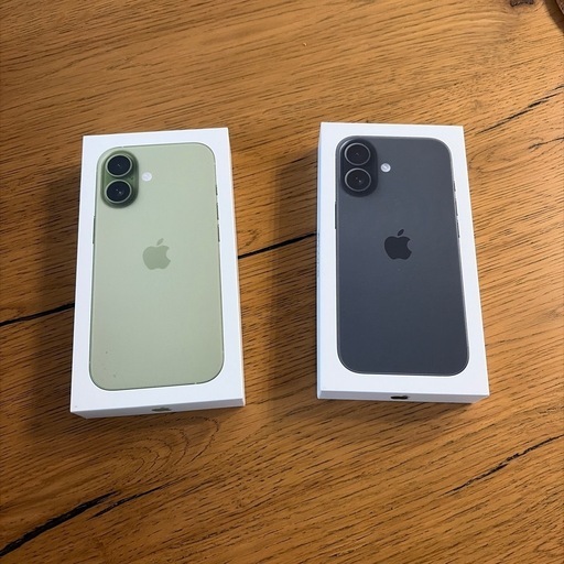 超美品・最新機種】iPhone 17 空箱セット（ブラック＆セージ