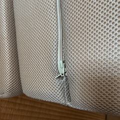 グレー　シングル三つ折りマットレスの画像