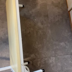 10/2までの出品　　玄関ステップ　踏み台　手すり　スチール　靴収納　　玄関収納　取手の画像