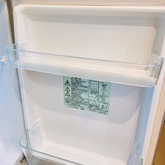 Panasonicパナソニック2ドア冷蔵庫（NR-B148W」）の画像