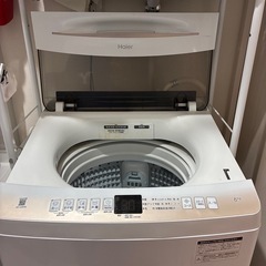 【ハイアール2022年6kg】せんたくき洗濯機10/1,2で来れる方優先の画像