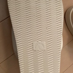 ベージュサンダル未使用の画像