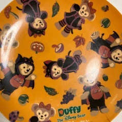 ダッフィー　ハロウィンお皿の画像