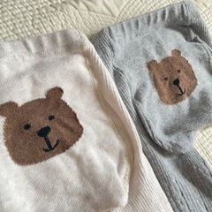 baby GAP ベビーギャップ　くま　タイツ　秋　冬の画像