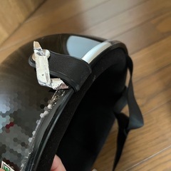 バイク 半ヘル ヘルメット 半キャップ 黒の画像