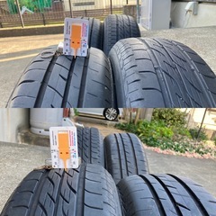 165/65R15 4本セット BS NEXTRY 2本 BS Playz PX II  2本 2021年製造 中古品の画像
