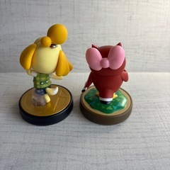 どうぶつの森 amiibo フーコ しずえ 大乱闘スマッシュブラザーズ　2体の画像