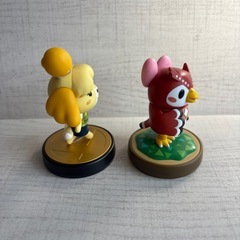 どうぶつの森 amiibo フーコ しずえ 大乱闘スマッシュブラザーズ　2体の画像