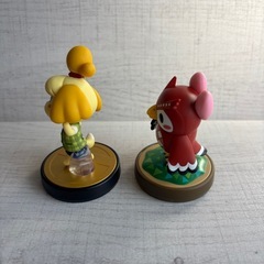 どうぶつの森 amiibo フーコ しずえ 大乱闘スマッシュブラザーズ　2体の画像