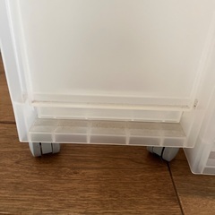 無印良品クリアケース収納ボックスの画像