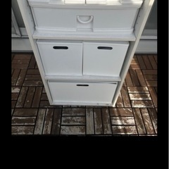 ニトリ　カラーボックス 2個セット　中の収納ボックス付き　早めお取引き希望の画像
