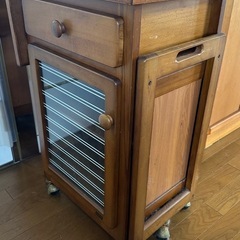昭和レトロ　キッチンワゴン　コイズミ　てんばん天板伸長の画像
