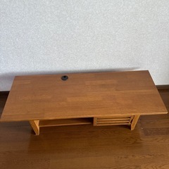 天然木　テレビボードの画像