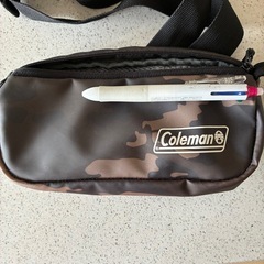 【美品】ウエストポーチ　coleman　（コールマン）
の画像