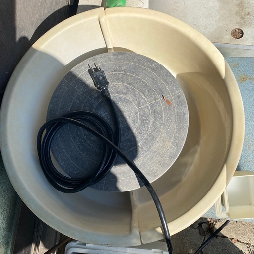 電気ろくろ　今週まで出品