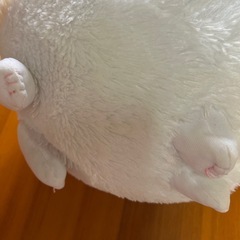 丸っこいうさぎぬいぐるみの画像