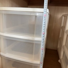 無料押し入れロングチェスト3段　　の画像