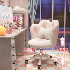 【未使用品】可愛いデスクチェアー 猫 ネコの画像
