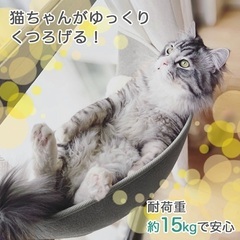 猫用　ハンモック　窓際の画像