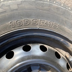スペアタイヤ等に 165SR13   165/80R13 同等サイズの画像