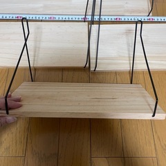 ウォールシェルフ 木 棚 壁掛けの画像