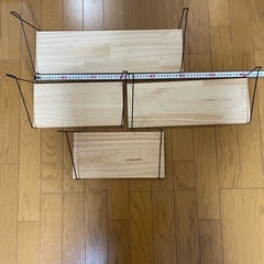 ウォールシェルフ 木 棚 壁掛けの画像