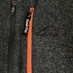 Find-Out ストームシールド ニットジャケット チャコール　ワークマン　Lサイズ ジップアップの画像