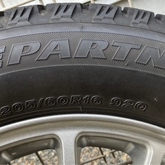 スタッドレス タイヤホイールセット 205/60R16の画像