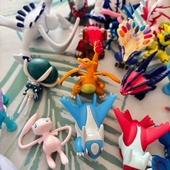 ポケモン指人形とソフビ？達の画像