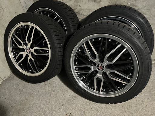 プリウス50 スタッドレス　シュタイナーアルミホイール17インチ4本セット