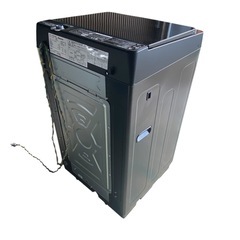 【ジ0928-16】おしゃれな黒色‼️Hisense 全自動電気洗濯機 HW-G55EK 2021年製 5.5kgの画像