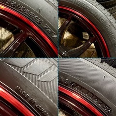 「商談中」㉖165/55R15新品タイヤ4本と新品ホイールと新品ナット付きの画像