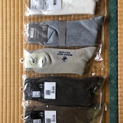 紳士靴下　未使用品5足の画像