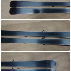 ●26) B×B FREERIDE FXS1000 150cm  105 /66/92 13.5M スキー板 /ビンディンSL45/KAZAMA ポール 105cm 3点セット 中古 ④の画像